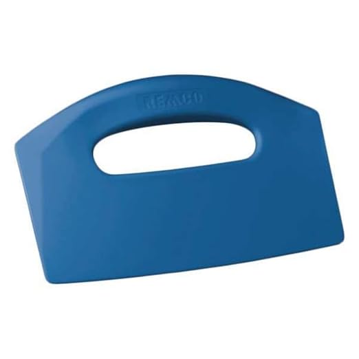Remco Bench Scraper,Poly,Blue,8 1/2 x 5 In 69603-1 Each