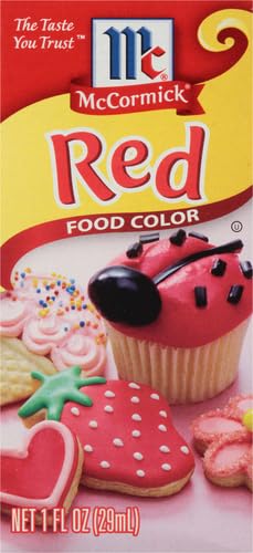 McCormick Red Food Color, 1 fl oz (Pack of 4)