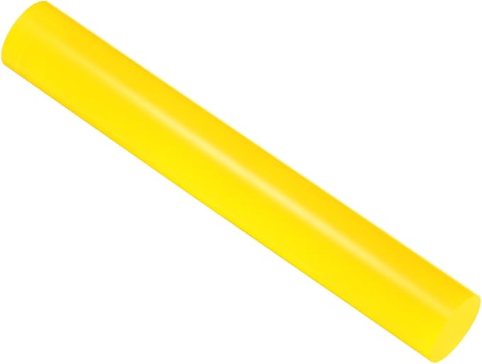 Acrylic Clay Roller, 7.28 Inch Length 1 Inch Dia., Acrylic Non-Stick Rolling Pin Roller Yellow - (Applications: for Shaping Sculpting)