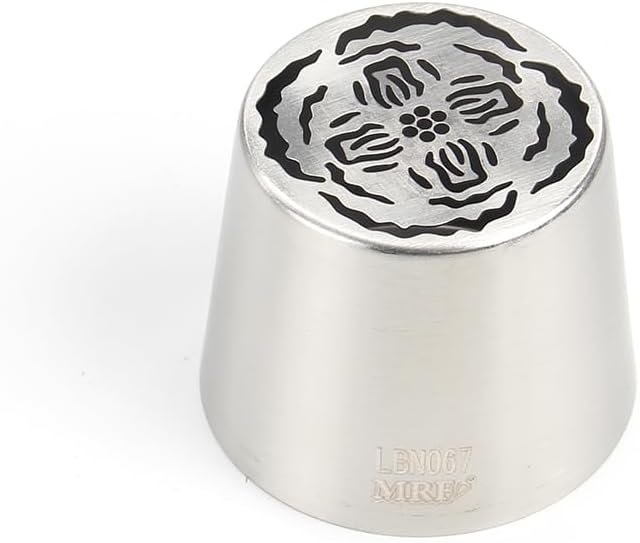 1 Piece Stainless Steel XXL Russian Flower Icing Tips,Pastry Frosting Piping Nozzles for Cake Marshmallow Bouquet, Cake Decorating Tips Baking Tools,Flower Frosting Nozzles for Decorating