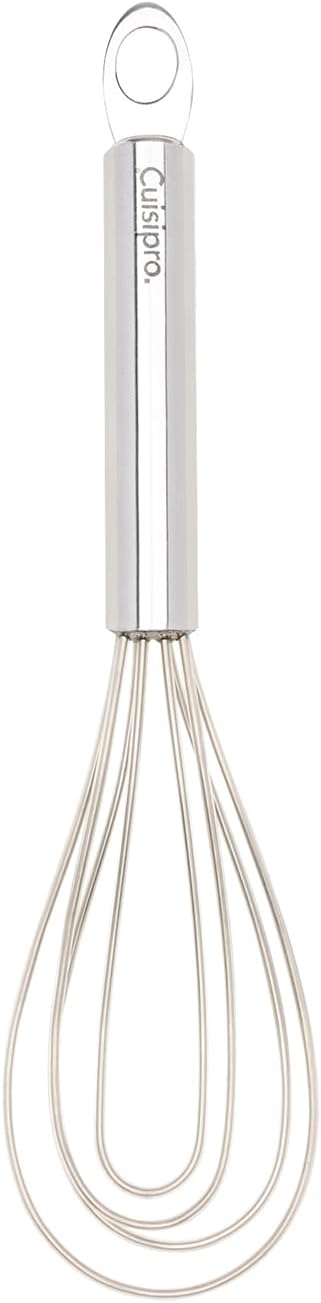 Cuisipro Silicone Flat Whisk 8" Frosted