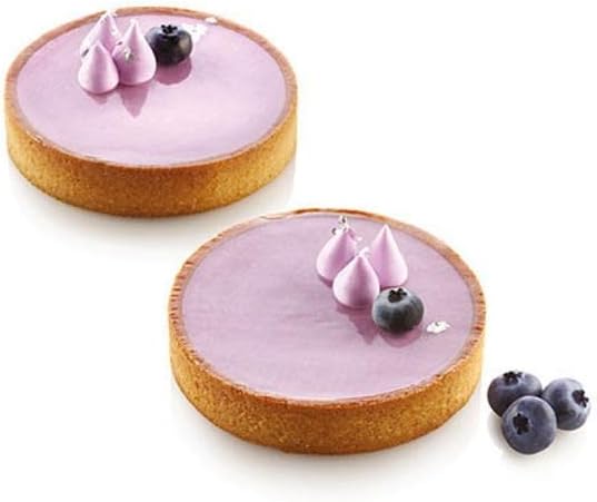 Silikomart "Tarte Ring 100" Heat-Resistant Perforated Plastic Cutting Ring 3.93 Inch Diameter - 4 Pieces