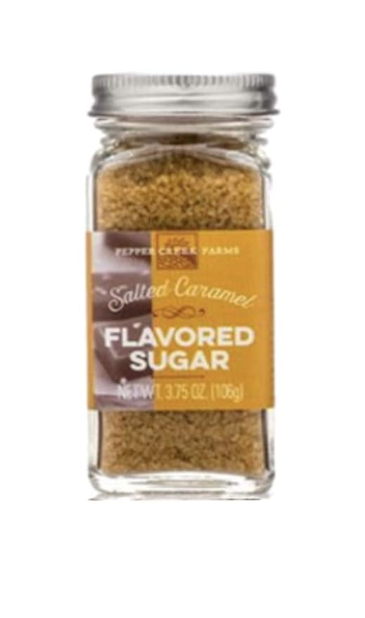 Salted Caramel Flavored Granulated Brown Sugar by Pepper Creek Farms