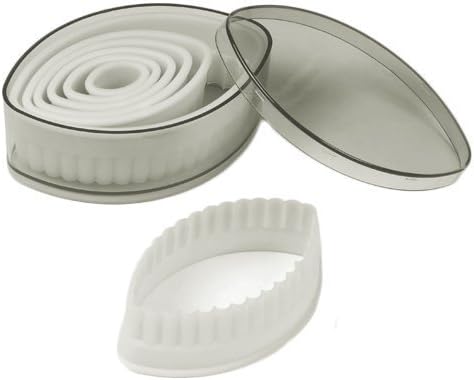 Fat Daddio's Football Pastry Cutter Set, 7 Piece