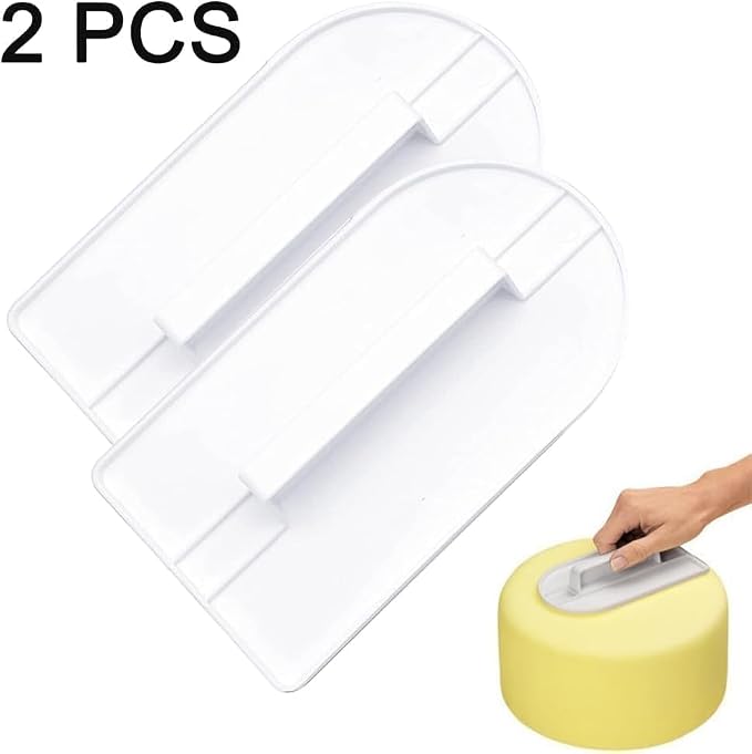2Pcs Fondant Smoother, Fondant Icing Smoother Polisher for Cake, Modeling Tools Decorating Tools, Tool for Cake Decoration, Scraper Paddle Tool for Cake Decoration