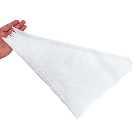 10 Pcs Thickened Disposable Plastic Grout Bags for Tuck Pointing Masonry Mortar and Grouting Squeeze Piping Bag for Shower Tile Cement Brick Ceramic Caulk (11x15.8 Inch)
