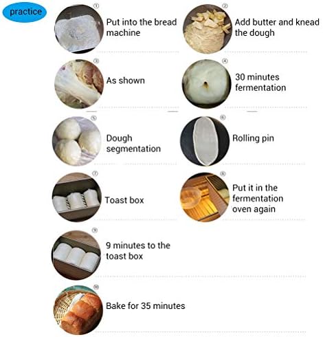 JTLB Bread Improver Dry Yeast Companion Bulking Agent for Kitchen Baking Supplies 50g (As Shown)