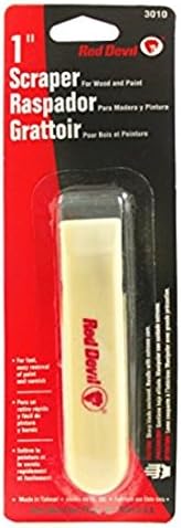 Red Devil 3010 1" Single-Edge Paint Scraper,Beige