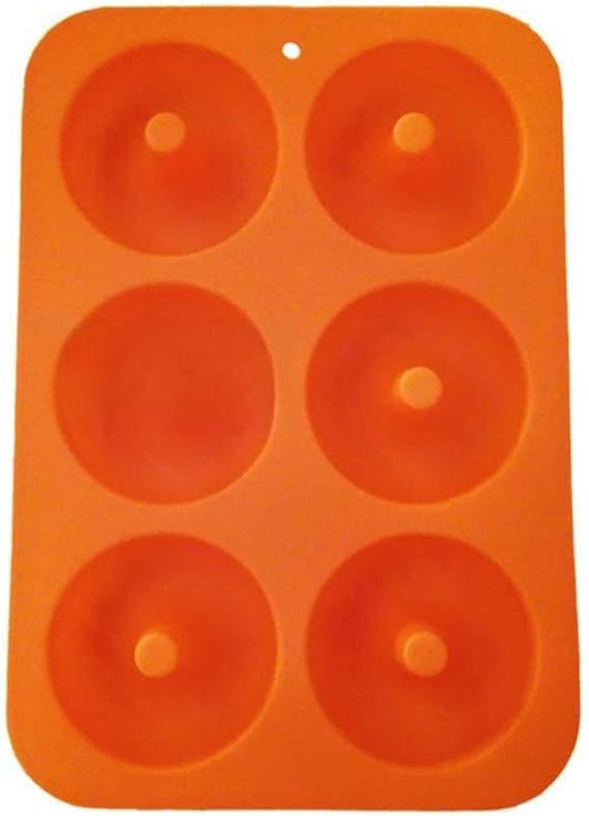 Silicone Donut Non Stick Durable Baking Tray Set for Homemade Donuts 2pcs 10.23 X 7.08 in (As Shown)