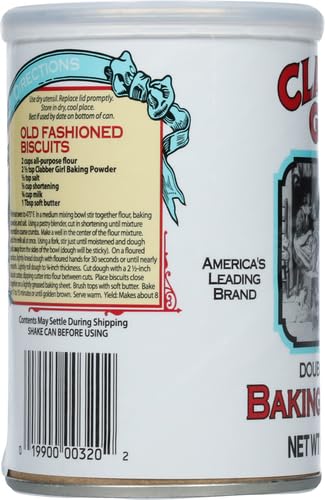 Clabber Girl Double Acting Baking Powder, 8.1 Ounce, (Pack of 2)