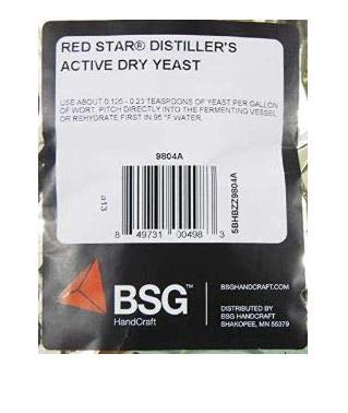 North Georgia Still Company's Red Star Dry Active Distillers Yeast 8 ounces