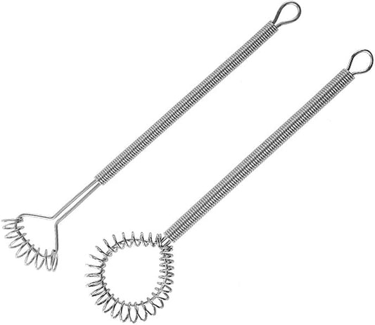 Stainless Steel Mini Whisk Set of 2, Small Wire Hand Whisks, Kitchen Cookware for Cooking, Whisking, Blending, Beating, 6.5inch