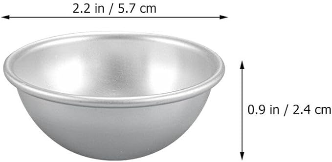 Yardwe 9-Piece Semi-Circle Tart Molds 2.24 in Reusable Baking Pans for Egg Tarts Pudding Fruit Biscuits Mini Pies Easy-Clean Bakeware for Afternoon Tea and Family Dinners