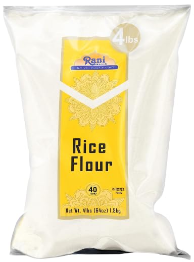 Rani Rice (White) Flour 64oz (4lbs) 1.81kg Bulk ~ All Natural | Gluten Friendly | Vegan | NON-GMO | Kosher | Indian Origin