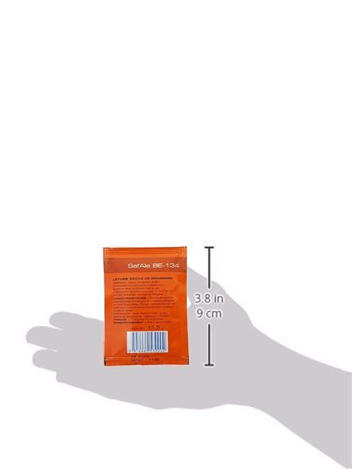 Fermentis SafAle BE-134 Dry Brewing Yeast – 11.5 g Sachets, Pack of 2 – Sold by North Mountain Supply