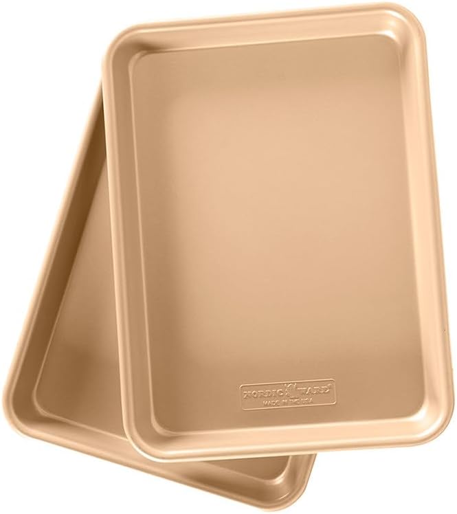 Nordic Ware Naturals Nonstick Quarter Sheet, 2 Count (Pack of 1)