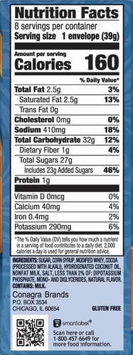 Swiss Miss Salted Caramel Flavored Hot Cocoa Mix, Hot Cocoa Bar Supplies, 1.38 oz., 8-Count Envelopes (Pack of 12)