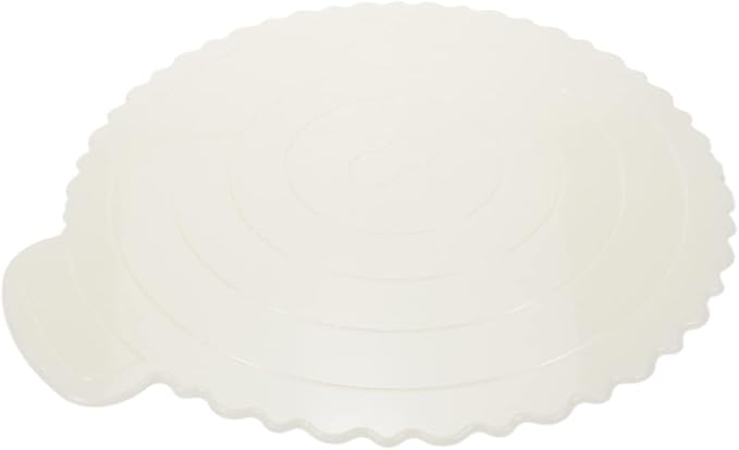 3Pcs Reusable Cake Boards,Plastic Round Circles Cakes Base | Thickened 2mm,for 4 Inch 6 Inch 8Inch Cake,Diameter of Circle 6.3"&7.48"&9.56"