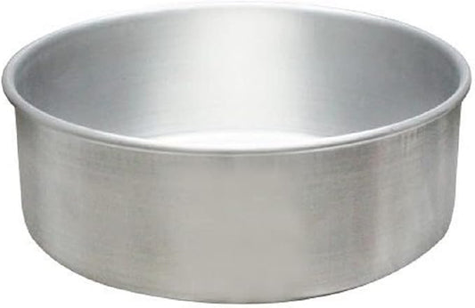TrueCraftware- 8" X 3" Aluminum Round Layer Cake Baking Pan 1.0MM- Bakeware for Cake Pizza Layer Cake Pans Easy Releasing Cake Baking Round Pans Tin Cheesecake Mold for Home Kitchen Restaurants