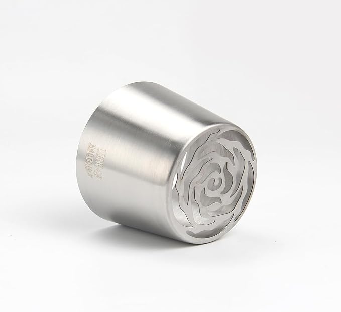 1 Pcs Stainless Steel Extra Large Russian Tulip Flower Icing Tip, Pastry Frosting Piping Nozzle for Marshmallow Bouquet, Cake Decorating Piping Tip, Flower Frosting Nozzles for Decorating, Silver