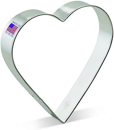 Ann Clark Extra Large Heart Valentine Cookie Cutter, 5" Made in USA