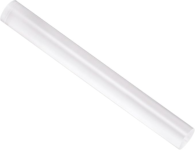 Acrylic Clay Roller, 9 Inch Length 1 Inch Dia., Acrylic Non-Stick Rolling Pin Roller Transparent - (Applications: for Shaping Sculpting)