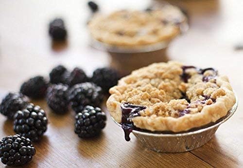 KitchenDance Disposable Aluminum Mini Tart Pans without Lids - 3 Inches Round Aluminum Foil Mini Pie Pan, Baking Pan Perfect for Home, Restaurants, or Events, #301, Pack of 100