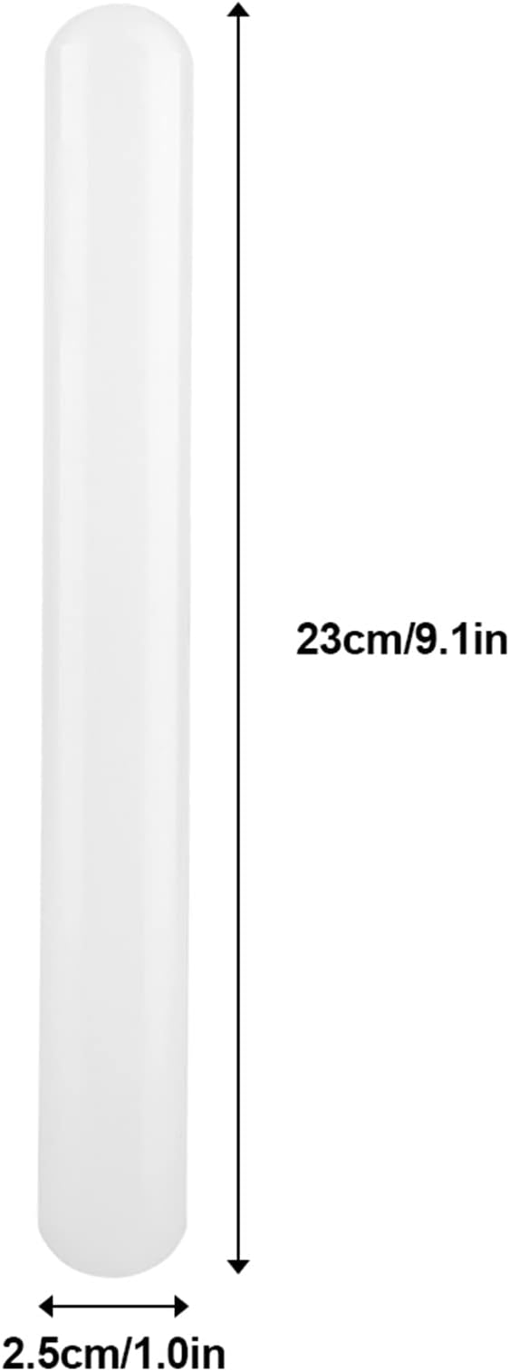 Fondant Rolling Pin, 9.1in Cake Rolling Pin Non Stick Roller Nylon Pizza Dough Roller DIY Cake Baking Decorating Tool for Cookie Pastry Fondant
