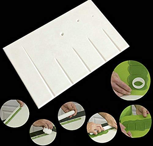 Petal and Leaves Veining Board Grooving Board for Gumpaste Flowers Fondant Cake Decorating Tools 7.87 x 4.7 inch