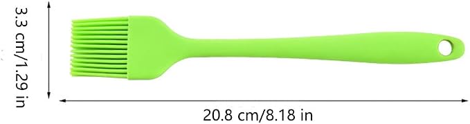 Silicone brush, Oil Brush for BBQ Kitchen Cooking Baking and Grilling (3 PCS,yellow)