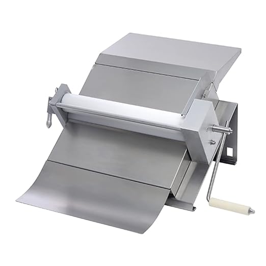 Manual Fondant Dough Sheeter, 16 inch Pastry Dough Roller, Croissant Baking Presser