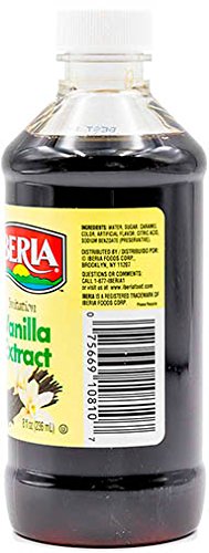 Iberia Imitation Vanilla Extract, 8 Fl Oz (Pack of 4)