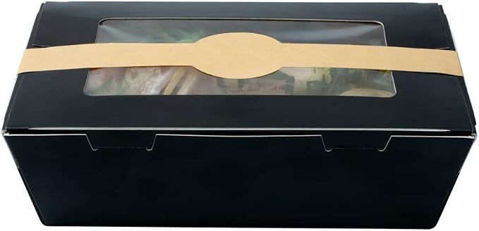 Restaurantware RW Base 12 x 1.5 Inch Packaging Bands 100 Self-Adhering Belly Bands - Disposable Strong Kraft Paper Label Stickers For Packaging Supplies Keeps Take Out Containers Sealed