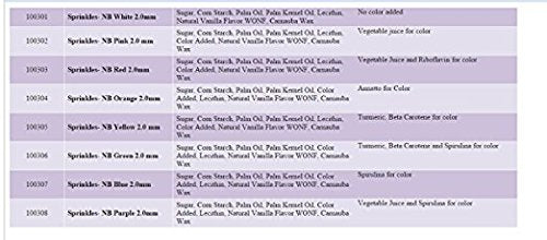 Oasis Supply 6 Ounce - Brilliant Rainbow Mix Cane Sugar Sprinkles, Naturally Colored
