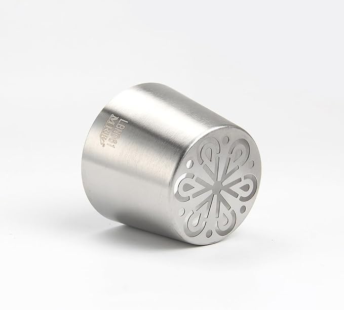 1 Piece Stainless Steel Extra Large 6 Petals Flower Icing Tip,Pastry Frosting Russian Piping Nozzle for Marshmallow Bouquet, Cake Decorating Dessert Piping Tip,Bakery Candy Craft Tools