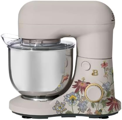 3.5 Qt Stand Mixer, with Flat Beater, Dough Hook, Whisk (Wildflower Porcini)