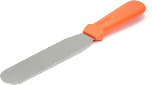 Utoolmart Straight Icing Spatula Stainless Steel 6 Inch Baking Cake Decorating Frosting Spatulas Stripping Tool Gifts for Christmas 1Pcs