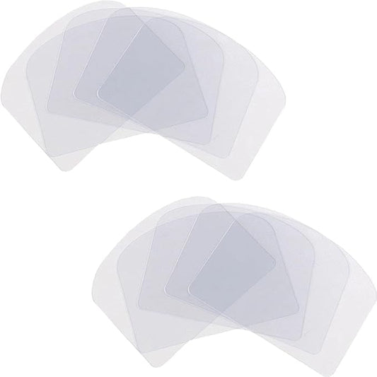 5 Pcs Transparent Transparent Cake Cream Scraper, Flexible Plastic Cake Scraper Decorating Tools, Decorating Clear Icing Smoother Tools for Cake Decoration