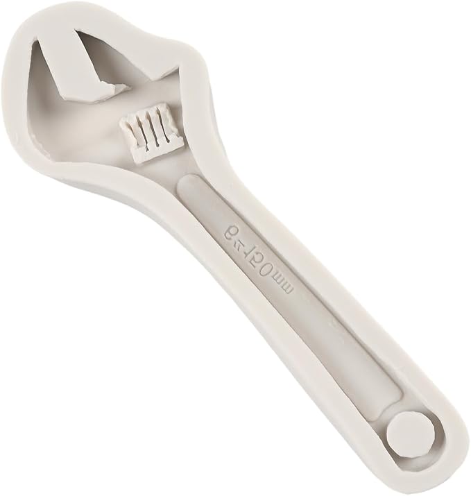Hand Tools Silicone Molds Wrench Fondant Mold for Cake Decoration Cupcake Topper Chocolate Candy Polymer Clay Gum Paste