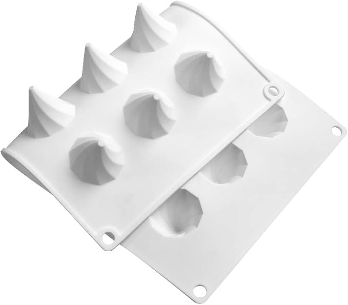 mostsom Silicone Molds Chocolate Molds Candy Cookie Chocolate Molds, Perfect Molds for Chocolate Covered, Cupcake, Candy, Pudding, Mini Soap Making (Peaks C)