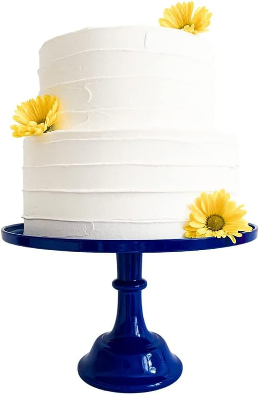 Sprinkles & Confetti 11" Royal Blue Melamine Cake Stand – Elegant & Durable Cupcake Display for Birthdays, 4th of July, Graduations, Weddings, Baby Showers & Holiday Dessert Tables