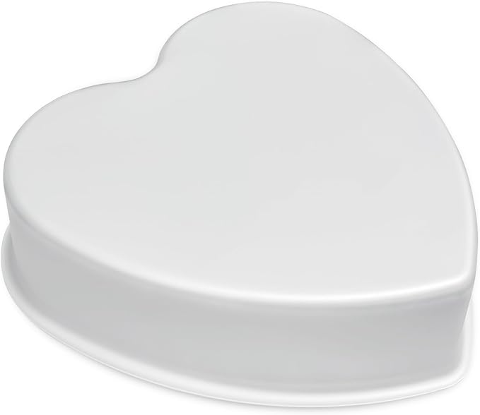 10 Inch Heart Shaped Cake Pan,Deep 3 Inch, Aluminum Heart Cake Tin, Heat-Resistant Baking Cake Pan for Wedding, Party, Family Occasions, Chocolate, Bread. (10 × 3 Inch)