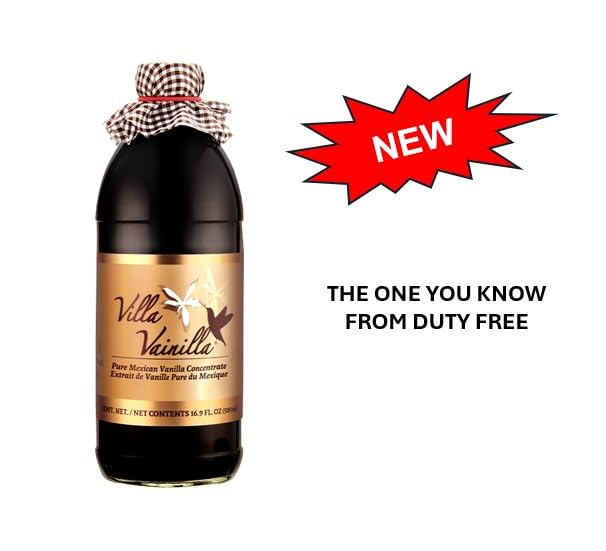 Villa Vainilla Pure Vanilla Concentrate- Premium, Real, Natural, Gourmet Flavor from Mexico (16.9 Fl Oz Vanilla Concentrate)