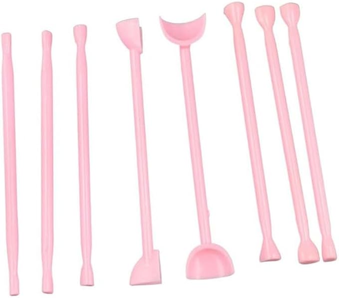 16 Pcs Fondant Cake Carving Tools Set Eye Mold Tools Kit Sugarcraft Plastic Fondant Tools Useful Carving Shaping Modeling Mold Kitchen Tools