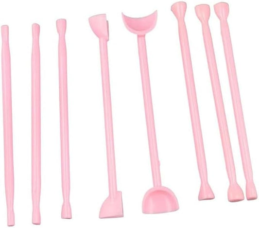 16 Pcs Fondant Cake Carving Tools Set Eye Mold Tools Kit Sugarcraft Plastic Fondant Tools Useful Carving Shaping Modeling Mold Kitchen Tools