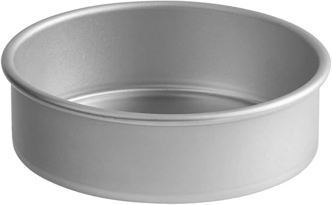 TrueCraftware- 6" X 2" Aluminum Round Layer Cake Baking Pan 1.0MM- Bakeware for Cake Pizza Layer Cake Pans Easy Releasing Cake Baking Round Pans Tin Cheesecake Mold for Home Kitchen Restaurants