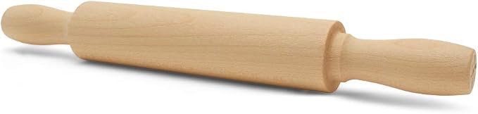 Wooden Mini Rolling Pin, 7 Inches Long, Pack of 25, Perfect for Fondant, Pasta, Baking in the Kitchen and Crafting, by Woodpeckers