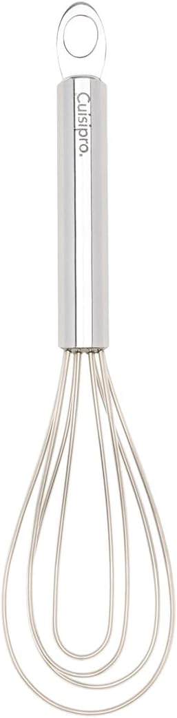 Cuisipro Silicone Flat Whisk 8" Frosted