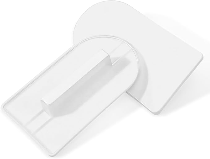 3 Pcs Fondant Smoothing Tool Cake Decoration Icing Smoother Polisher Paddle Fondant Polisher Finisher Sugarcraft Scraper Tool 14.5 x 8 cm/5.7" x 3.1" White