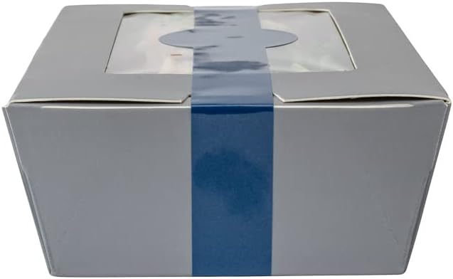 Restaurantware-Chef 101 12 x 1.5 Inch Packaging Bands, 100 Self-Adhering Belly Bands - Disposable, Strong, Blue Paper Label Stickers, For Packaging Supplies, Keeps Take Out Containers Sealed